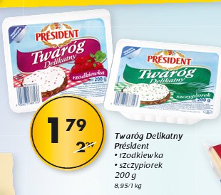 Twaróg Delikatny
Président
• rzodkiewka
• szczypiorek