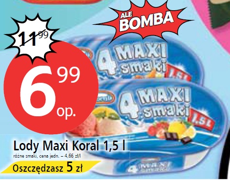 Lody Maxi Koral