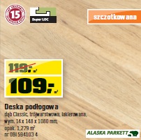 Deska podłogowa dąb Classic