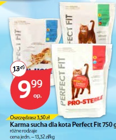 Karma sucha dla kota Perfect Fit 750 g