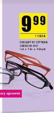 Archiwum Okulary Do Czytania American Way Od 1 Do 4 Dioptri
