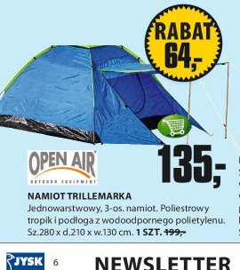 ARCHIWUM | Ceny promocyjne namioty ulotki, promocje, zniżki Archiwum | Duży namiot 4 osobowy HIT cenowy Lidl 16. 06