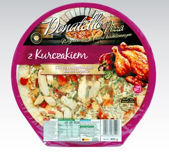 Pizza z kurczakiem - Donatello - 400 g